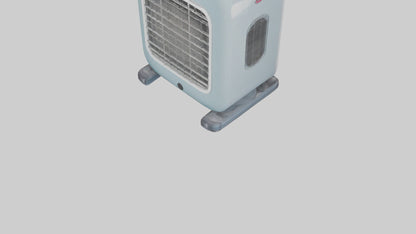 3D model Portable heater model VR / AR / low-poly