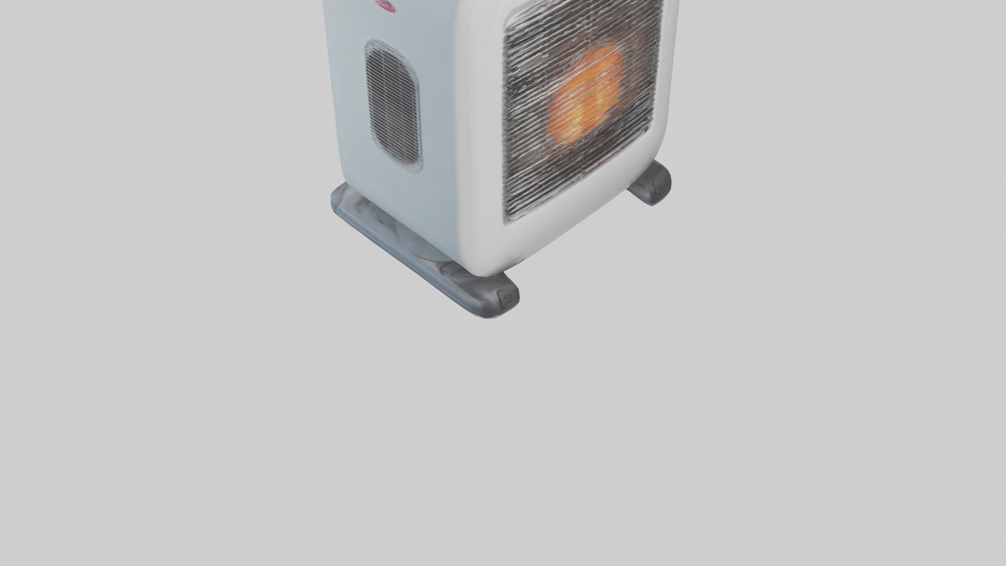 3D model Portable heater model VR / AR / low-poly