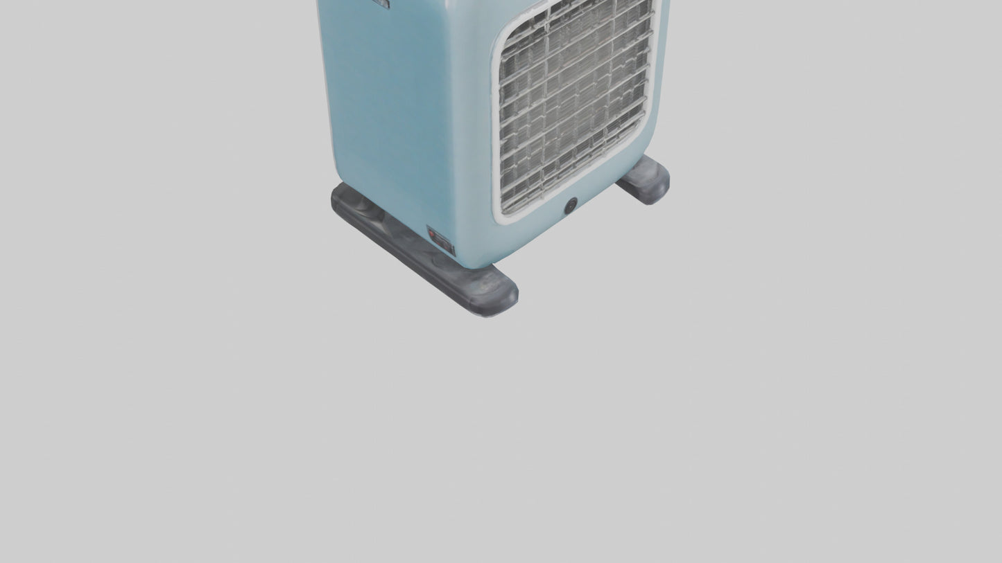 3D model Portable heater model VR / AR / low-poly