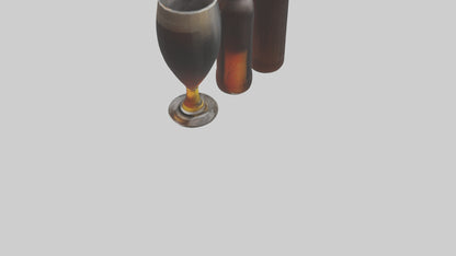 3D model Porter beer model VR / AR / low-poly