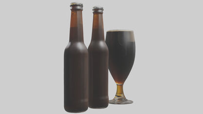 3D model Porter beer model VR / AR / low-poly