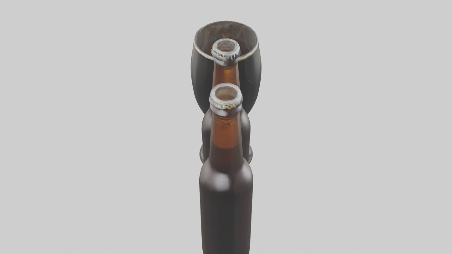 3D model Porter beer model VR / AR / low-poly