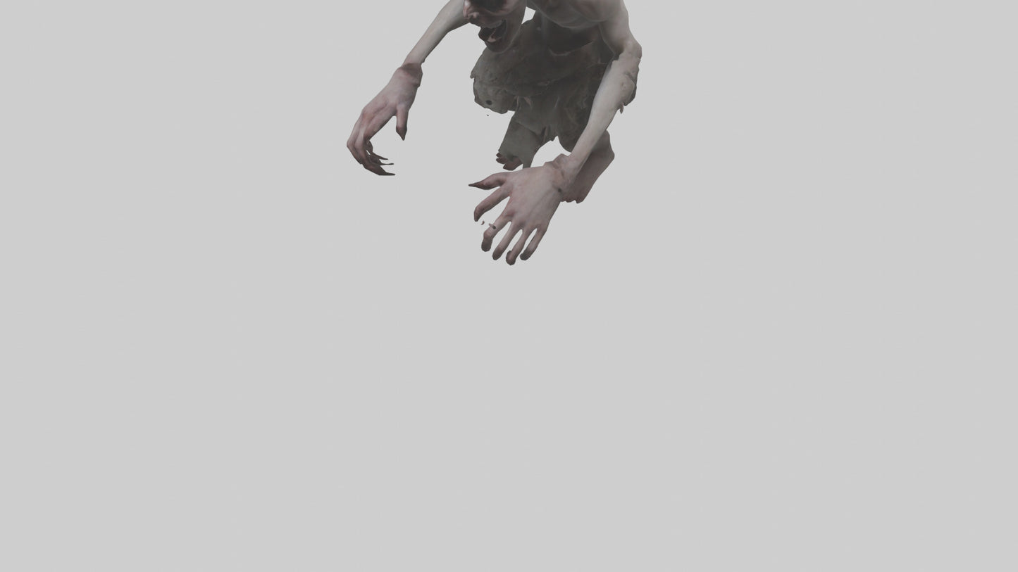 3D model Possessed man model VR / AR / low-poly