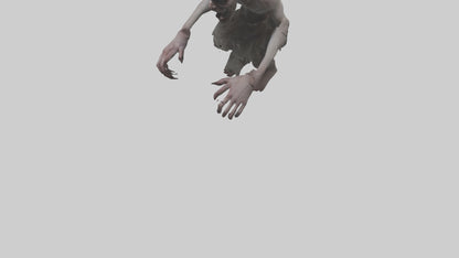3D model Possessed man model VR / AR / low-poly