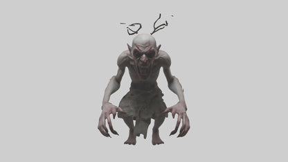 3D model Possessed man model VR / AR / low-poly