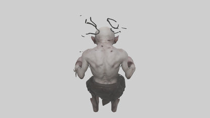 3D model Possessed man model VR / AR / low-poly