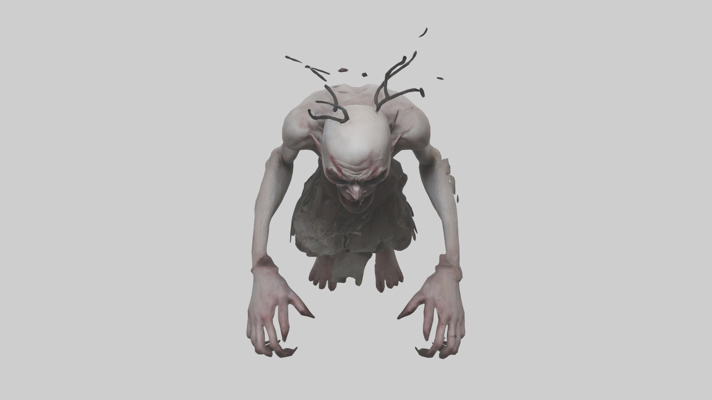 3D model Possessed man model VR / AR / low-poly