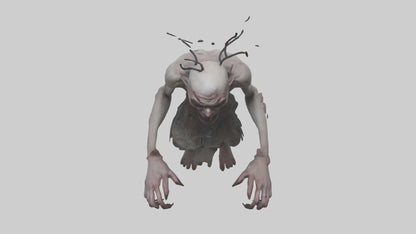 3D model Possessed man model VR / AR / low-poly