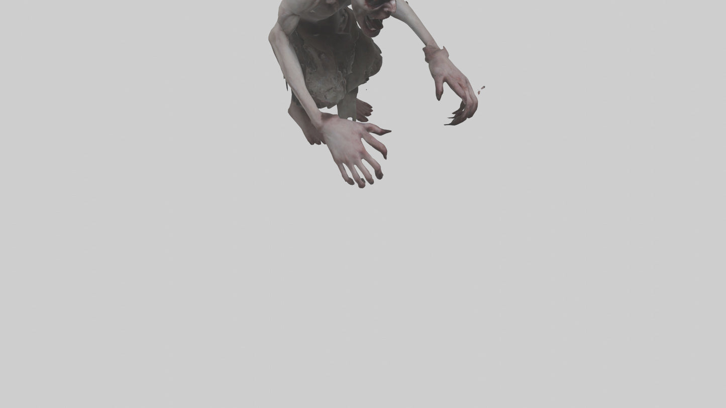 3D model Possessed man model VR / AR / low-poly