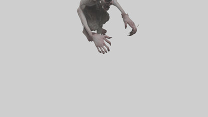 3D model Possessed man model VR / AR / low-poly