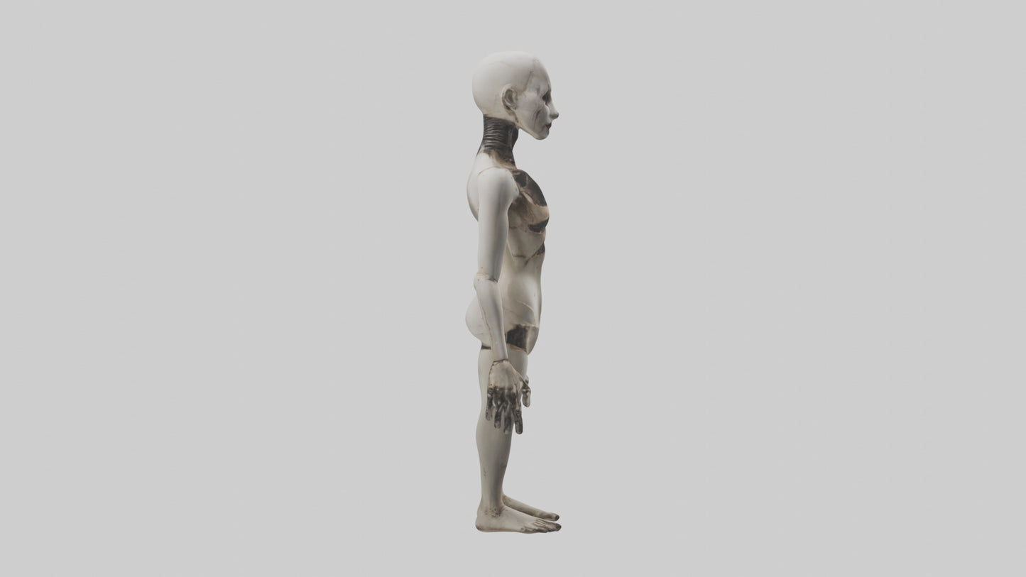 3D model Possessed mannequin model VR / AR / low-poly