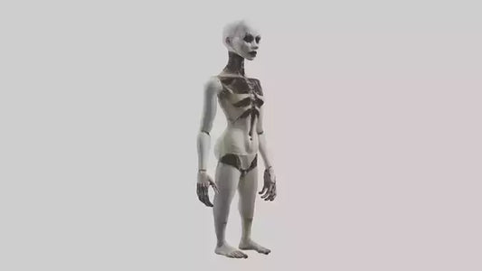 3D model Possessed mannequin model VR / AR / low-poly