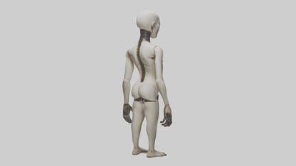 3D model Possessed mannequin model VR / AR / low-poly