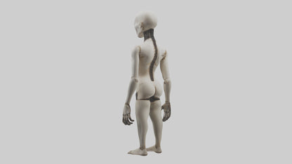 3D model Possessed mannequin model VR / AR / low-poly