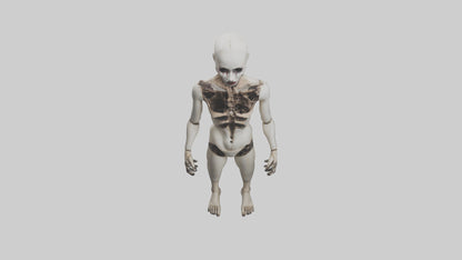 3D model Possessed mannequin model VR / AR / low-poly