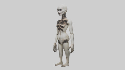 3D model Possessed mannequin model VR / AR / low-poly