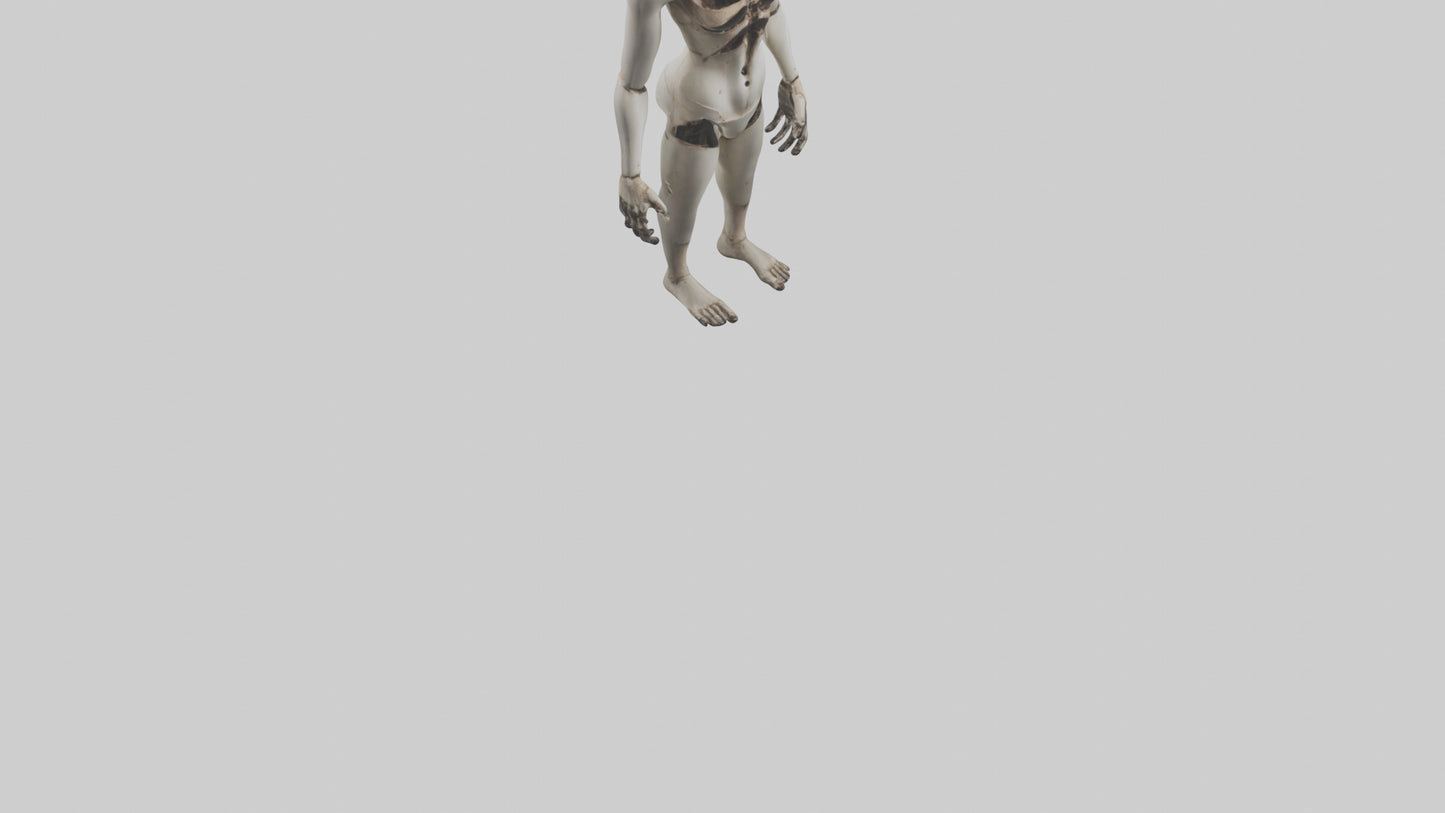 3D model Possessed mannequin model VR / AR / low-poly