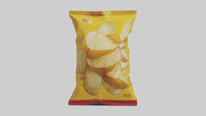 3D model Potato Chips Bag model VR / AR / low-poly