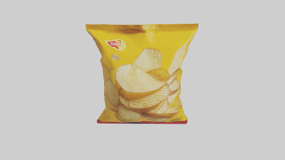 3D model Potato Chips Bag model VR / AR / low-poly