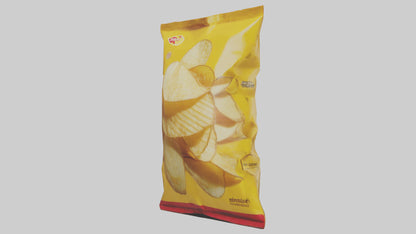 3D model Potato Chips Bag model VR / AR / low-poly
