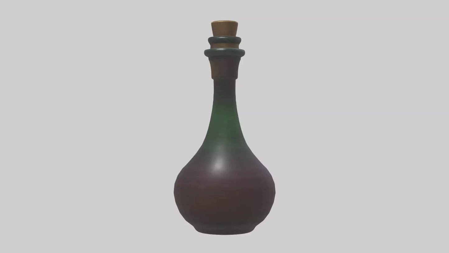 3D model Potion Bottle model VR / AR / low-poly