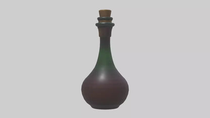 3D model Potion Bottle model VR / AR / low-poly