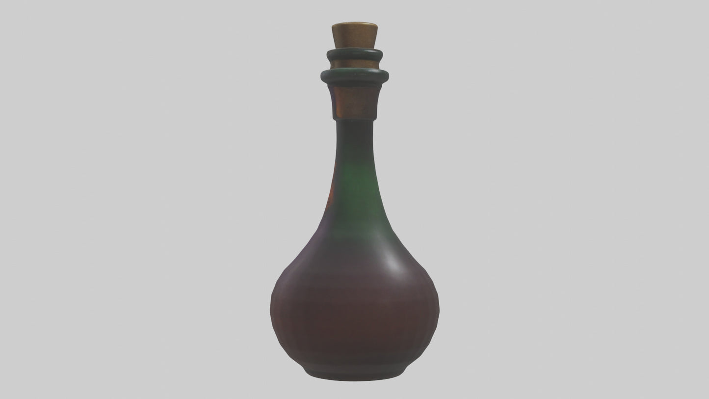 3D model Potion Bottle model VR / AR / low-poly
