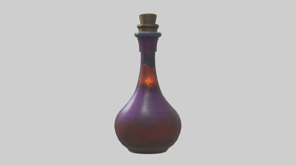 3D model Potion Bottle model VR / AR / low-poly