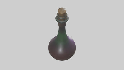 3D model Potion Bottle model VR / AR / low-poly