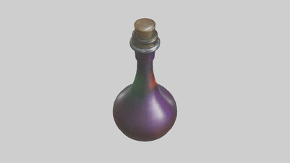 3D model Potion Bottle model VR / AR / low-poly