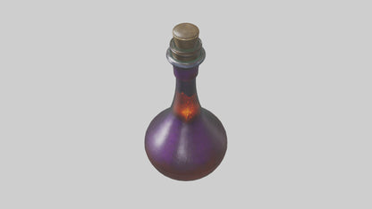 3D model Potion Bottle model VR / AR / low-poly