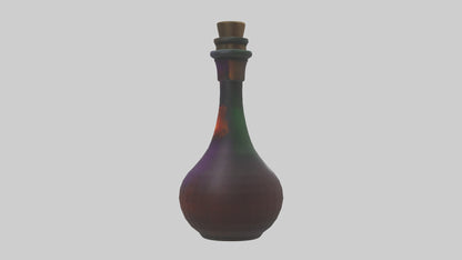 3D model Potion Bottle model VR / AR / low-poly