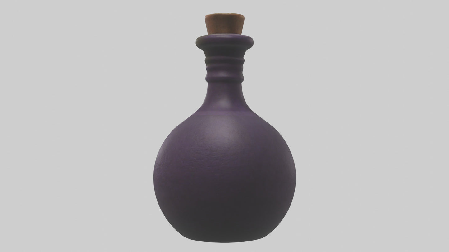 Potion Flask model VR / AR / low-poly