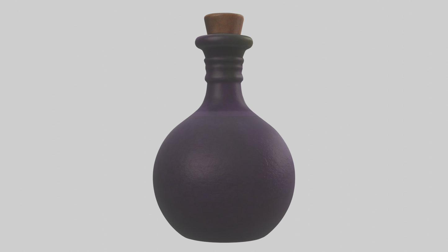 Potion Flask model VR / AR / low-poly