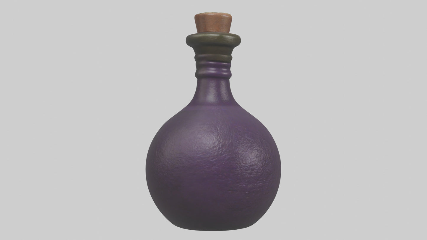 Potion Flask model VR / AR / low-poly