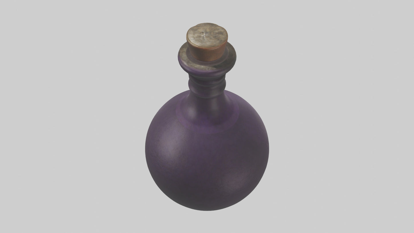 Potion Flask model VR / AR / low-poly