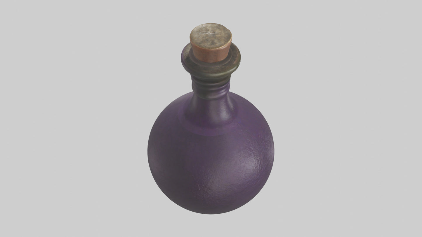 Potion Flask model VR / AR / low-poly