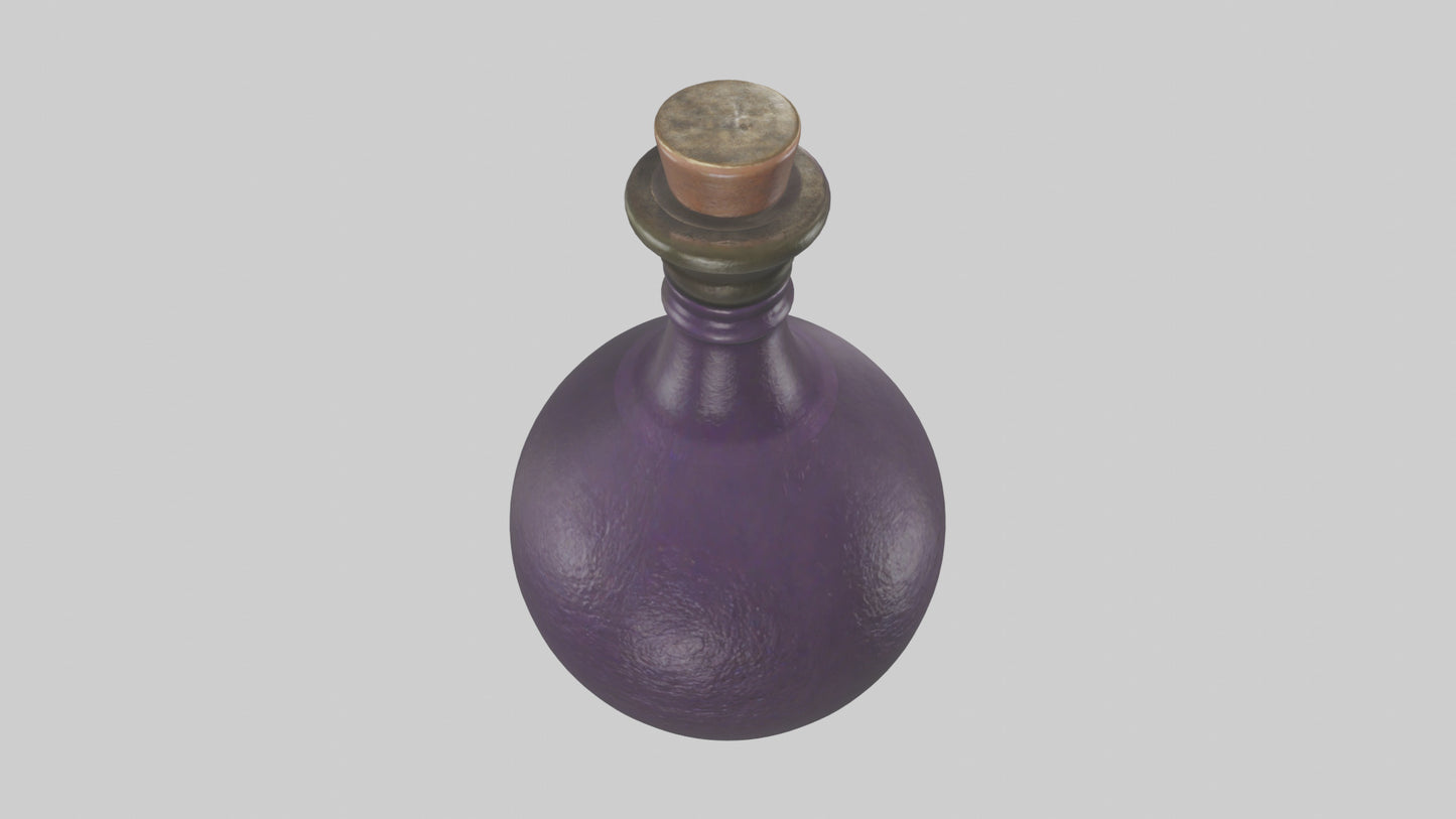 Potion Flask model VR / AR / low-poly