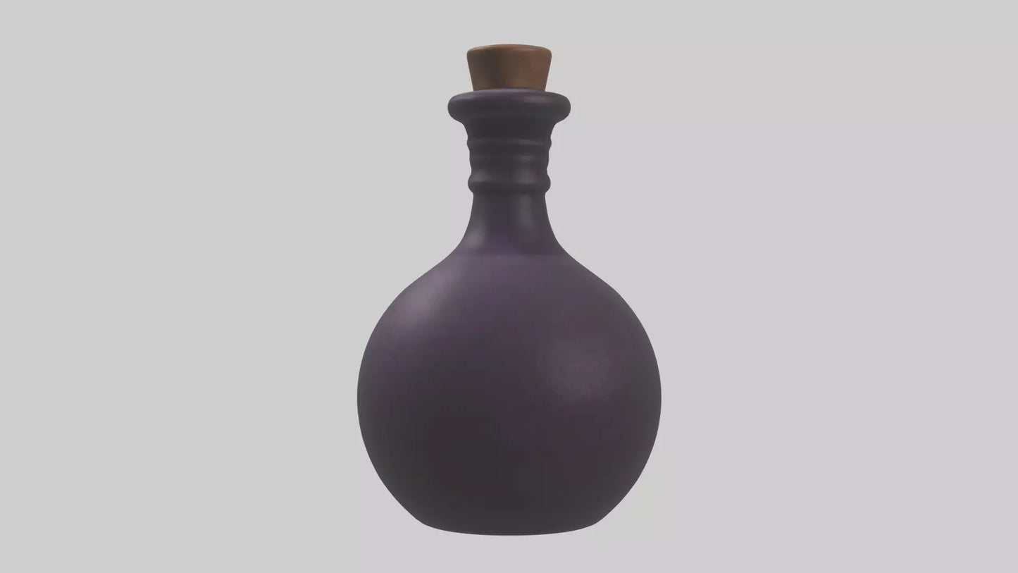 Potion Flask model VR / AR / low-poly