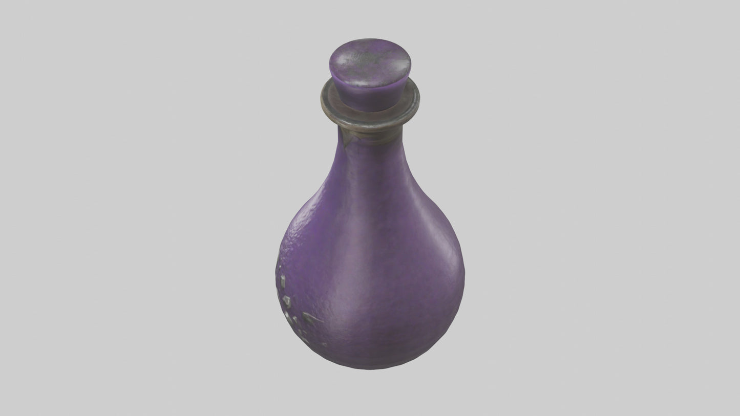 Potion of Strength model VR / AR / low-poly