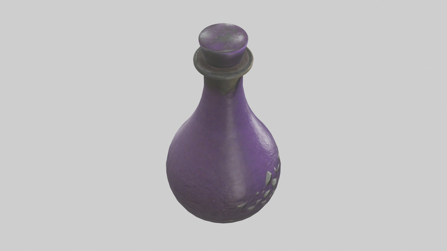 Potion of Strength model VR / AR / low-poly
