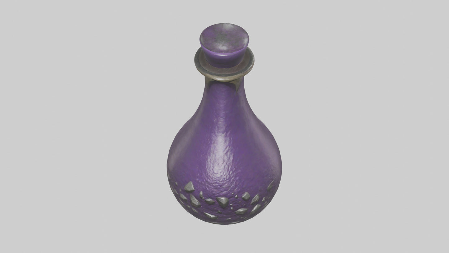 Potion of Strength model VR / AR / low-poly