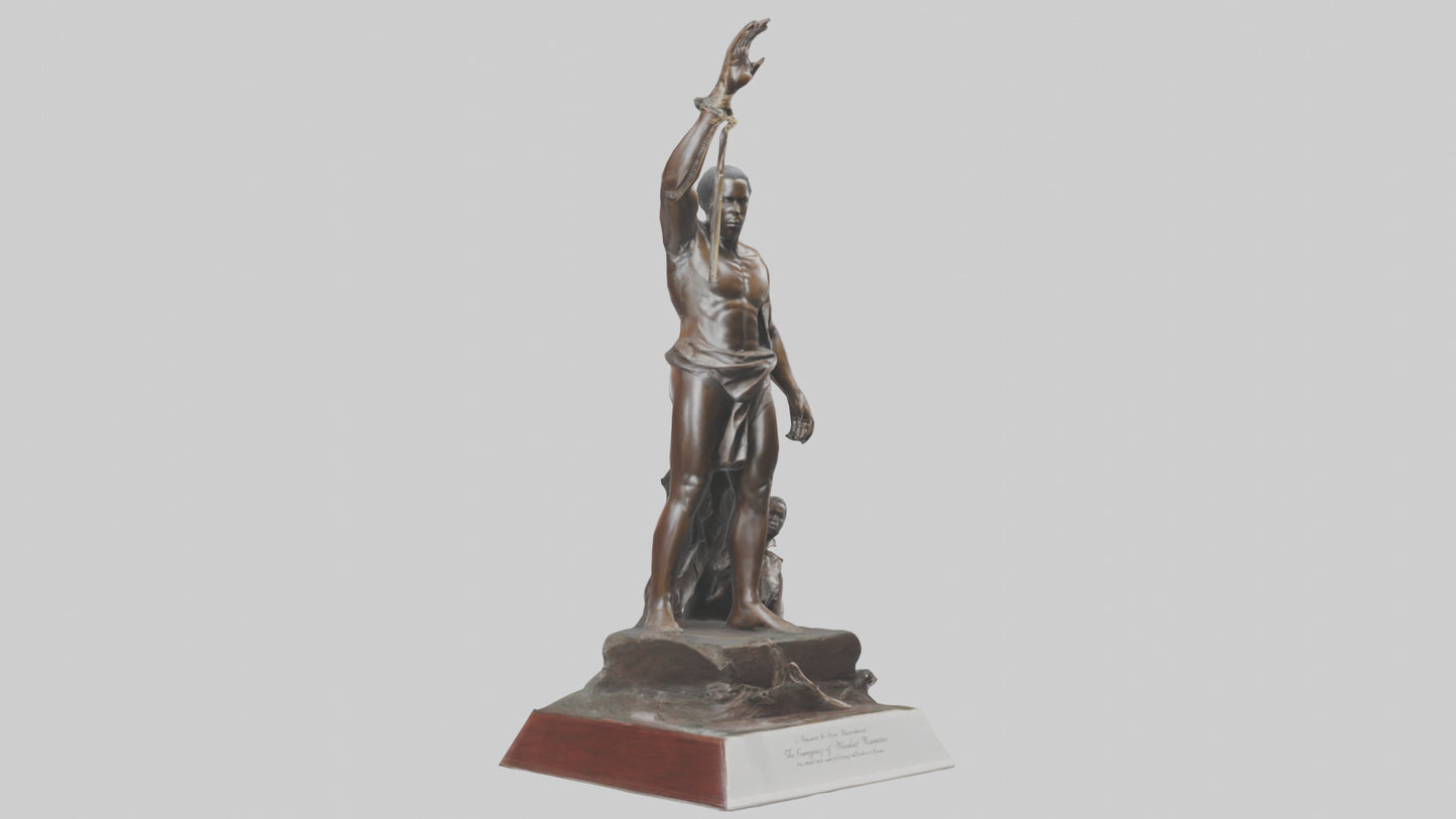 3D model Power of Emancipation statue model VR / AR / low-poly