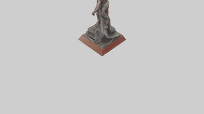 3D model Power of Emancipation statue model VR / AR / low-poly