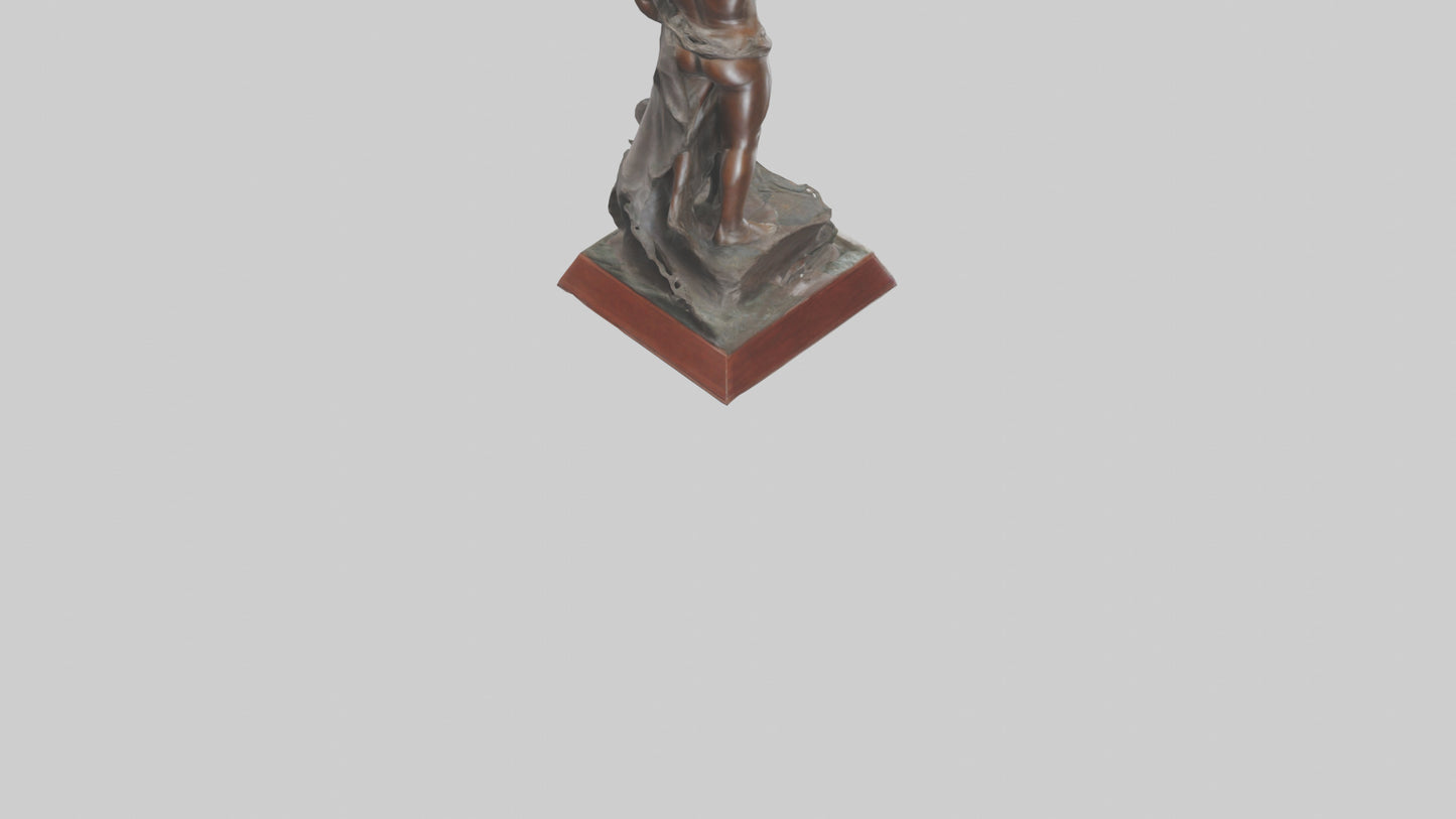 3D model Power of Emancipation statue model VR / AR / low-poly