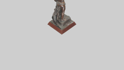3D model Power of Emancipation statue model VR / AR / low-poly