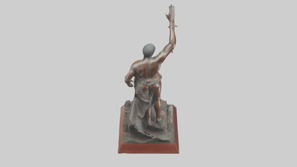 3D model Power of Emancipation statue model VR / AR / low-poly