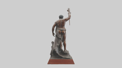 3D model Power of Emancipation statue model VR / AR / low-poly
