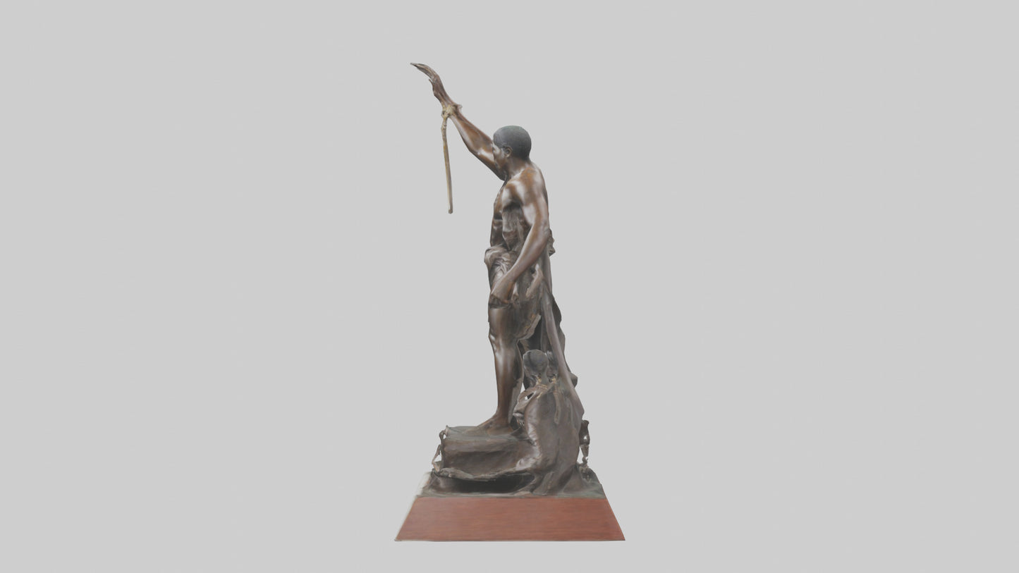 3D model Power of Emancipation statue model VR / AR / low-poly