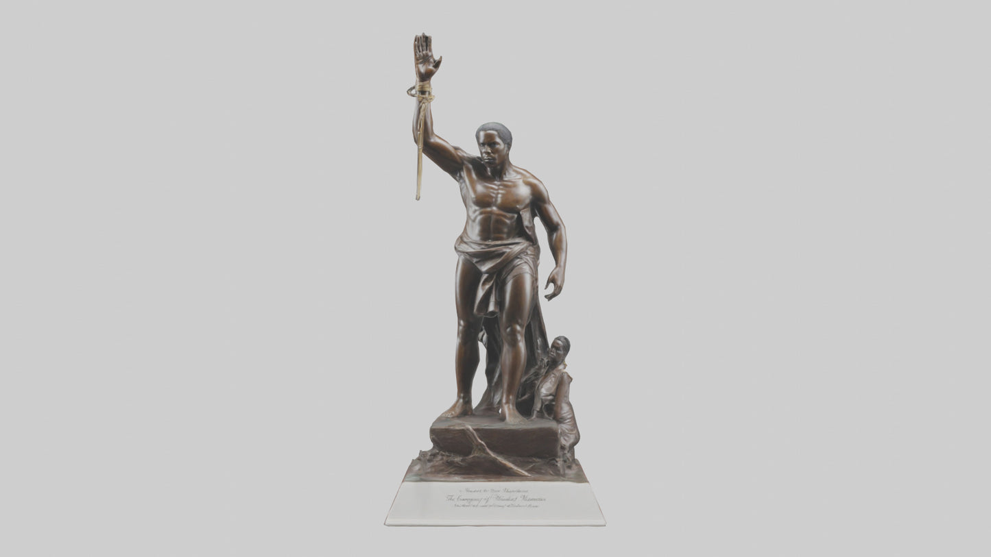 3D model Power of Emancipation statue model VR / AR / low-poly